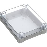 TRU COMPONENTS 6U07241906139 TC-13865196 Industriële behuizing 240 x 191.3 x 61.7 Polycarbonaat Lichtgrijs, Transparant 1 stuk(s)