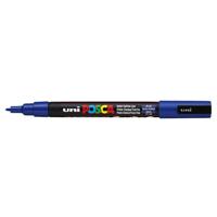 Paintmarker uni posca pc3m f donkerblauw | 6 stuks