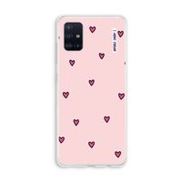 Hartjes: Galaxy A51 4G Transparant Hoesje