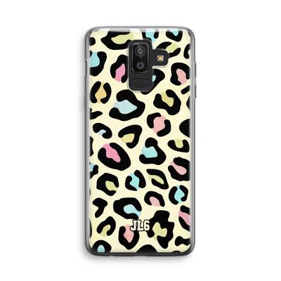 Leopard pattern: Samsung Galaxy J8 (2018) Transparant Hoesje