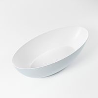 Vrijstaand bad Mondiaz Float | 170x80 cm | Solid surface | Ovaal | Clay - Talc