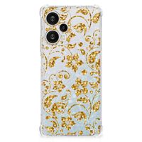 Xiaomi Poco F5 Case Gouden Bloemen