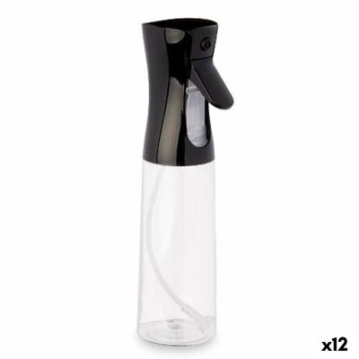 Spuitfles voor olie of azijn Kinvara 23HD062106 Zwart Transparant Polyethyleen Polypropyleen polyestyreen PET 300 ml 8 x 24 x 6