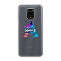 Abstract Spectrum: Xiaomi Redmi Note 9 Pro Transparant Hoesje
