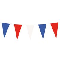 Boland Papieren vlaggenlijn rood wit blauw, 10mtr.