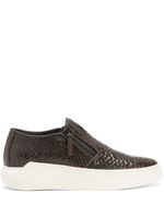 Giuseppe Zanotti baskets Conley Zip sans lacets - Marron - thumbnail