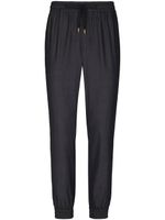 Dolce & Gabbana pantalon de jogging en laine vierge - Noir