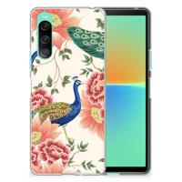 TPU Hoesje voor Sony Xperia 10 V Pink Peacock TPU Hoesje voor Sony Xperia 10 V Pink Peacock