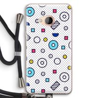 8-bit N°9: HTC U Play Transparant Hoesje met koord