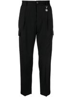 Manuel Ritz pantalon fuselé à breloque logo - Noir