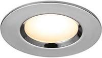 Nordlux LED Inbouwspot Dorado rond 5.5W chroom 2700K IP65 - 4801320
