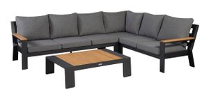 Exotan Loungeset Valerie Rechts, Teakhout - Anthracite