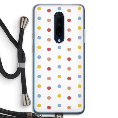 Bollen: OnePlus 7 Pro Transparant Hoesje met koord