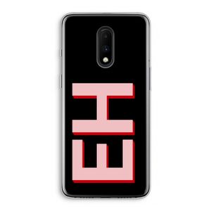 Monogram: OnePlus 7 Transparant Hoesje