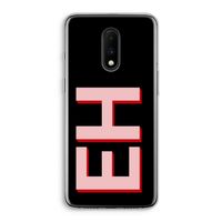 Monogram: OnePlus 7 Transparant Hoesje