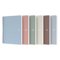 Spiraalblk oxf my rec up a4 lijn 180pag 80gr ass | 5 stuks