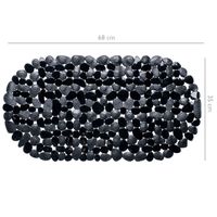 Wicotex Badmat antislip- zwart 68x35cm Wicotex Badmat antislip- zwart 68x35cm