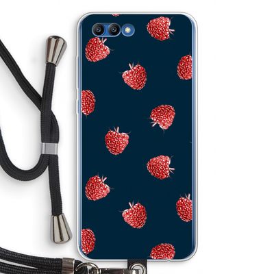Framboosjes: Honor 10 Transparant Hoesje met koord