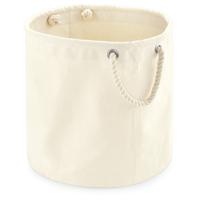 Stevige canvas cadeau/opbergzak - 30 x 30 cm - beige - Katoenen opbergzakken - Cadeauzak - 21 liter