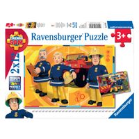 Ravensburger Brandweerman Sam: Sam aan het Werk 2x12 stuks - thumbnail