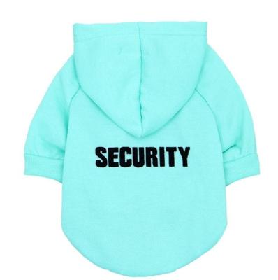 Herfst winter fleece Hooded Teddy huisdier hond trui kleren maat: L (roze groen)