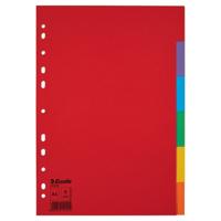 Tabbladen esselte economy a4 6dlg karton 11r ass | 20 stuks
