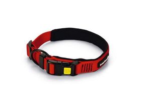 Beeztees parinca premium - hondenhalsband - nylon - rood - 40-45 cm x 20 mm