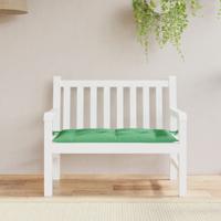 VidaXL Tuinbankkussen 100x50x7 cm oxford stof groen