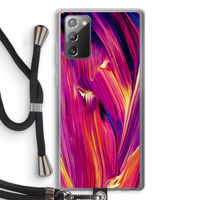 Phoenix: Samsung Galaxy Note 20 / Note 20 5G Transparant Hoesje met koord
