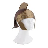 Romeinse helm goud voor volwassenen - thumbnail