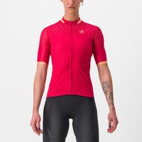 Castelli Pezzi fietsshirt korte mouw rood dames M