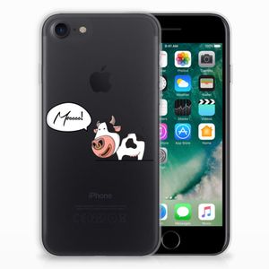 iPhone SE 2022 | SE 2020 | 8 | 7 Telefoonhoesje met Naam Cow