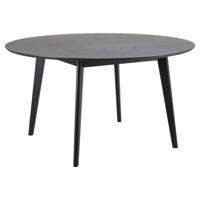 Leen Bakker - Eetkamertafel Roxy - 76x140 Cm - MDF - Zwart