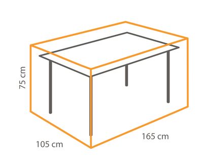 Winza tuintafel beschermhoes 165 x 105 x 75 cm