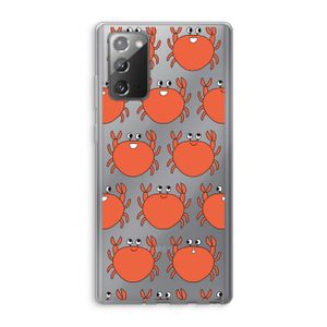 Krab: Samsung Galaxy Note 20 / Note 20 5G Transparant Hoesje