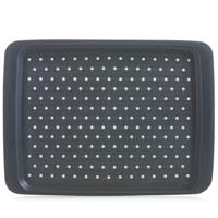 Zeller Dienblad - antislip - grijs - kunststof - 35 x 26 cm