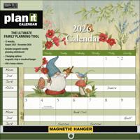Gnomes Family Plan-It Wall Kalender (August 2025 - December 2026 )