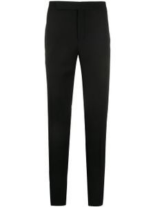 Saint Laurent pantalon de costume à rayures latérales - Noir