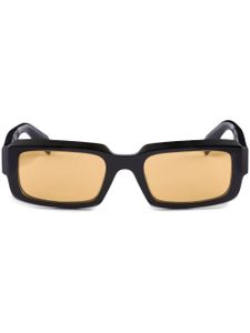 Prada Eyewear lunettes de soleil Symbole à monture rectangulaire - Noir