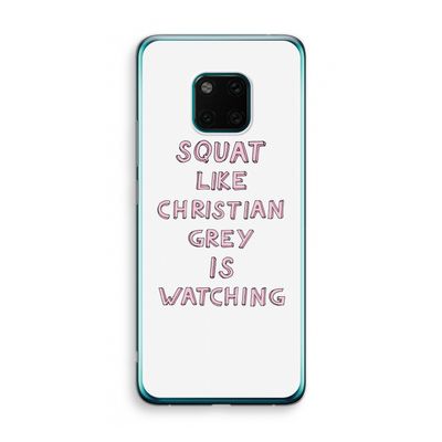 Christian Grey: Huawei Mate 20 Pro Transparant Hoesje