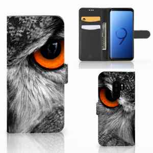 Samsung Galaxy S9 Plus Telefoonhoesje met Pasjes Uil