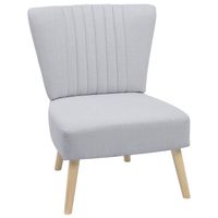 Beliani VAASA - Fauteuil-Grijs-Polyester