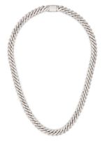 DARKAI mini collier Prong Pavé à pierres - Argent