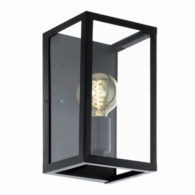 Eglo Wandlamp zw/helder &apos;charterhouse&apos;