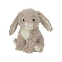 Pluche knuffel konijn van 16 cm - thumbnail