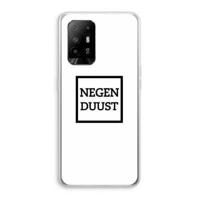Negenduust vierkant: Oppo A94 5G Transparant Hoesje