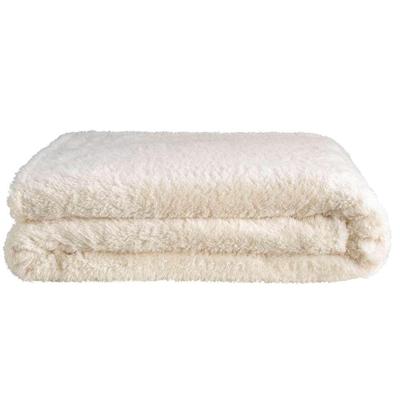 Leen Bakker - Plaid Veerle - Off White - 150x200 Cm - Polyester - Beige