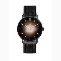 Kaliber 7KW 0009 Horloge met Meshband Ø40 mm zwart-rosékleurig