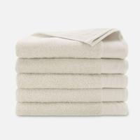 Walra Soft Cotton Handdoeken 70 x 140 cm - 550 gr/m² - Kiezel Grijs - 5 stuks