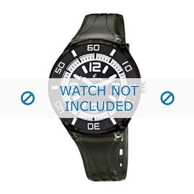 Calypso horlogeband K5588/8 Rubber Zwart
